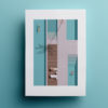 Affiche la piscine 50x70 cm