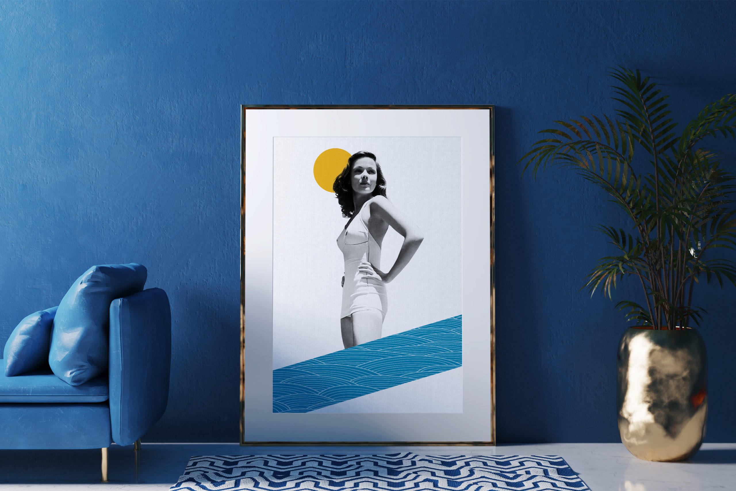 Collage-portrait-Gene-interior