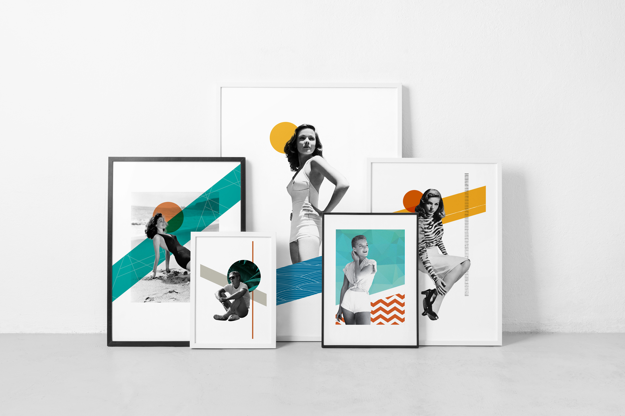 Posters-collages-portraits-collection