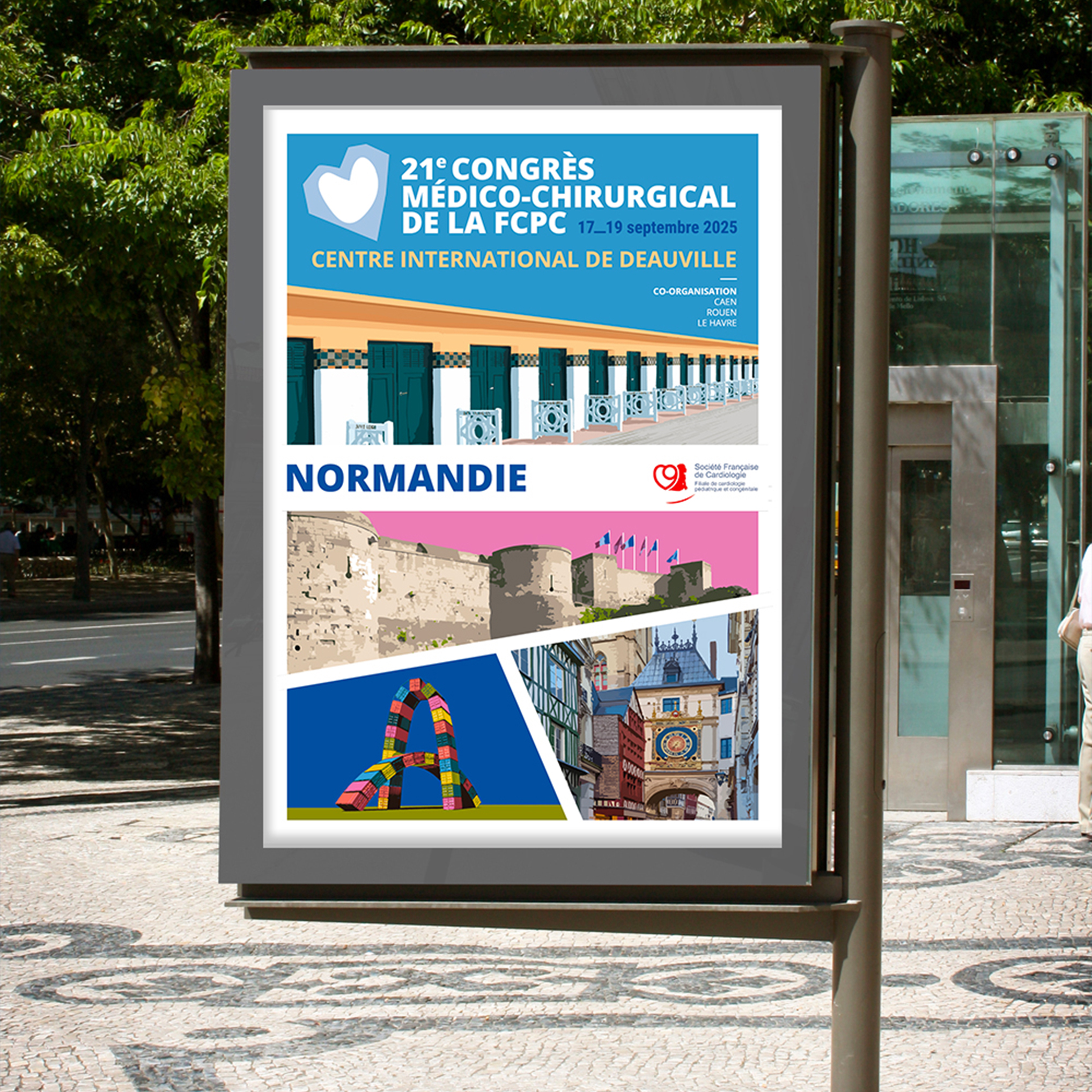 Illustration – Affiche Congrès médico-chirurgical de la FCPC